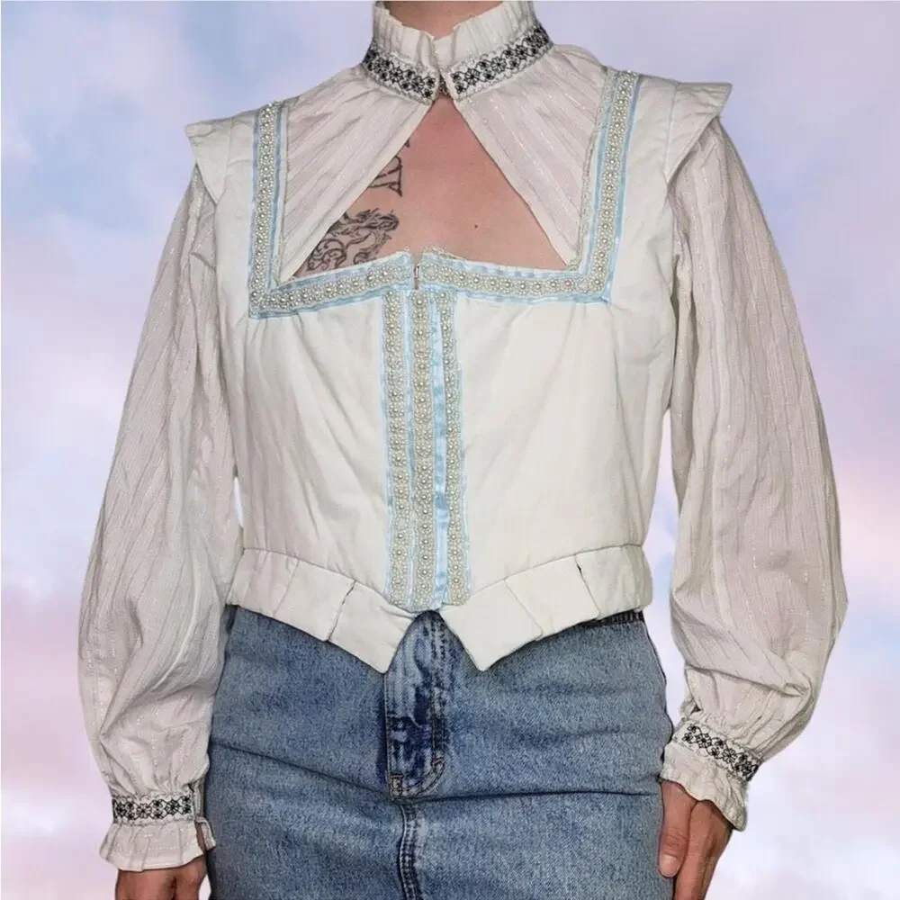 Elizabethan good witch theater costume - Picture 3 of 14